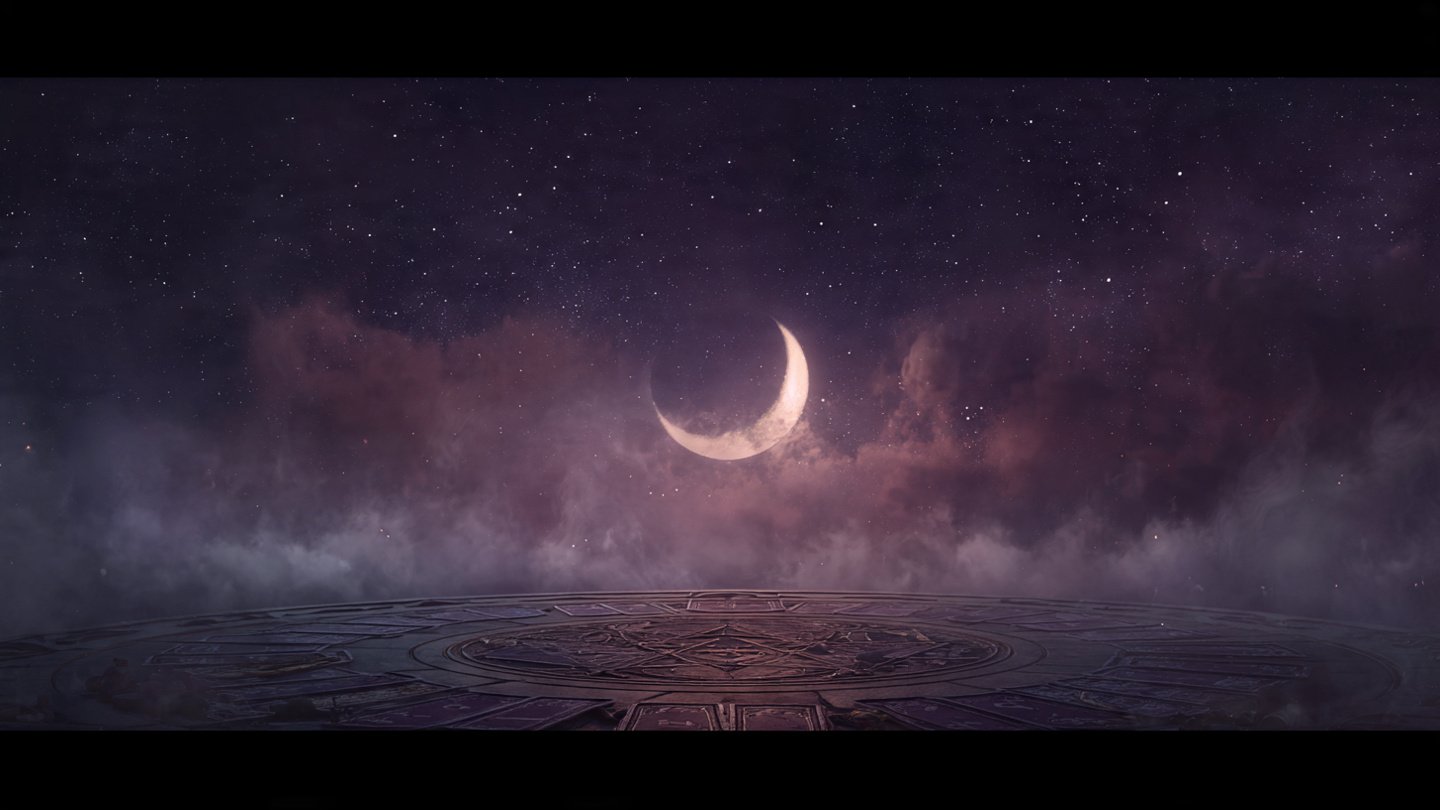 A wide field of stars scattered across a deep, quiet night sky