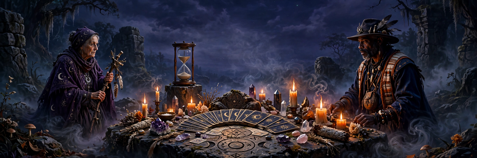 A mirror catching candlelight, turned toward a door of betrayal