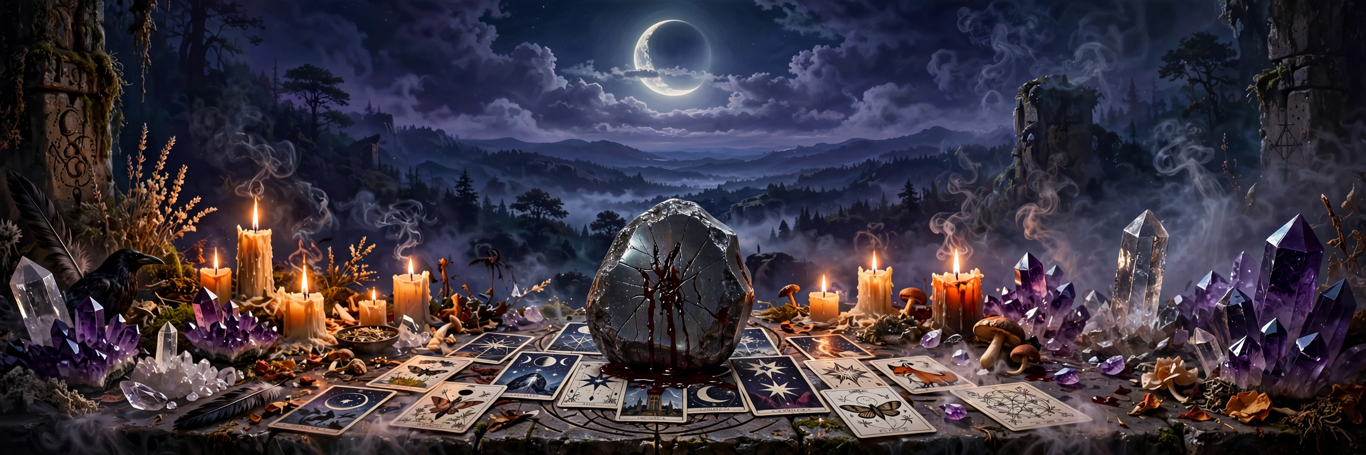 Hematite stone, dark and metallic with a deep red streak, the blood stone of old warriors and old grandmothers alike