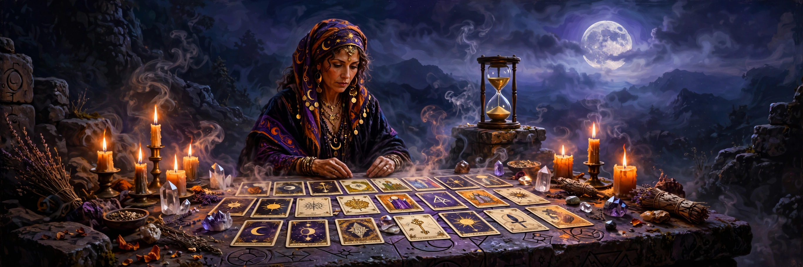 The High Priestess, keeper of the veil between what is known and what is sensed