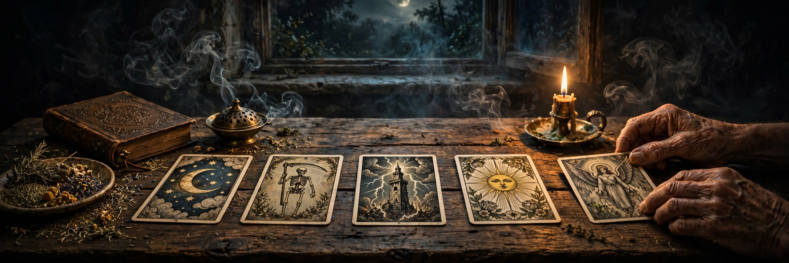 The High Priestess, keeper of the veil between what is known and what is sensed
