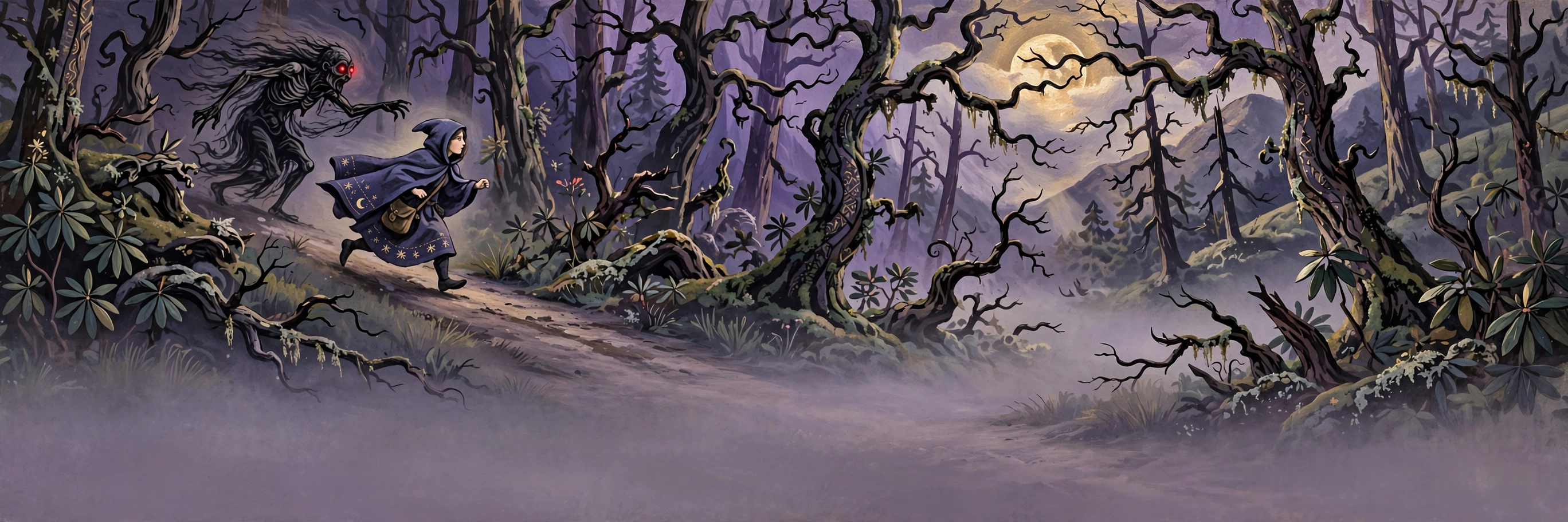 Flee the Boo Hag — a maze chase game for the Sun chapter