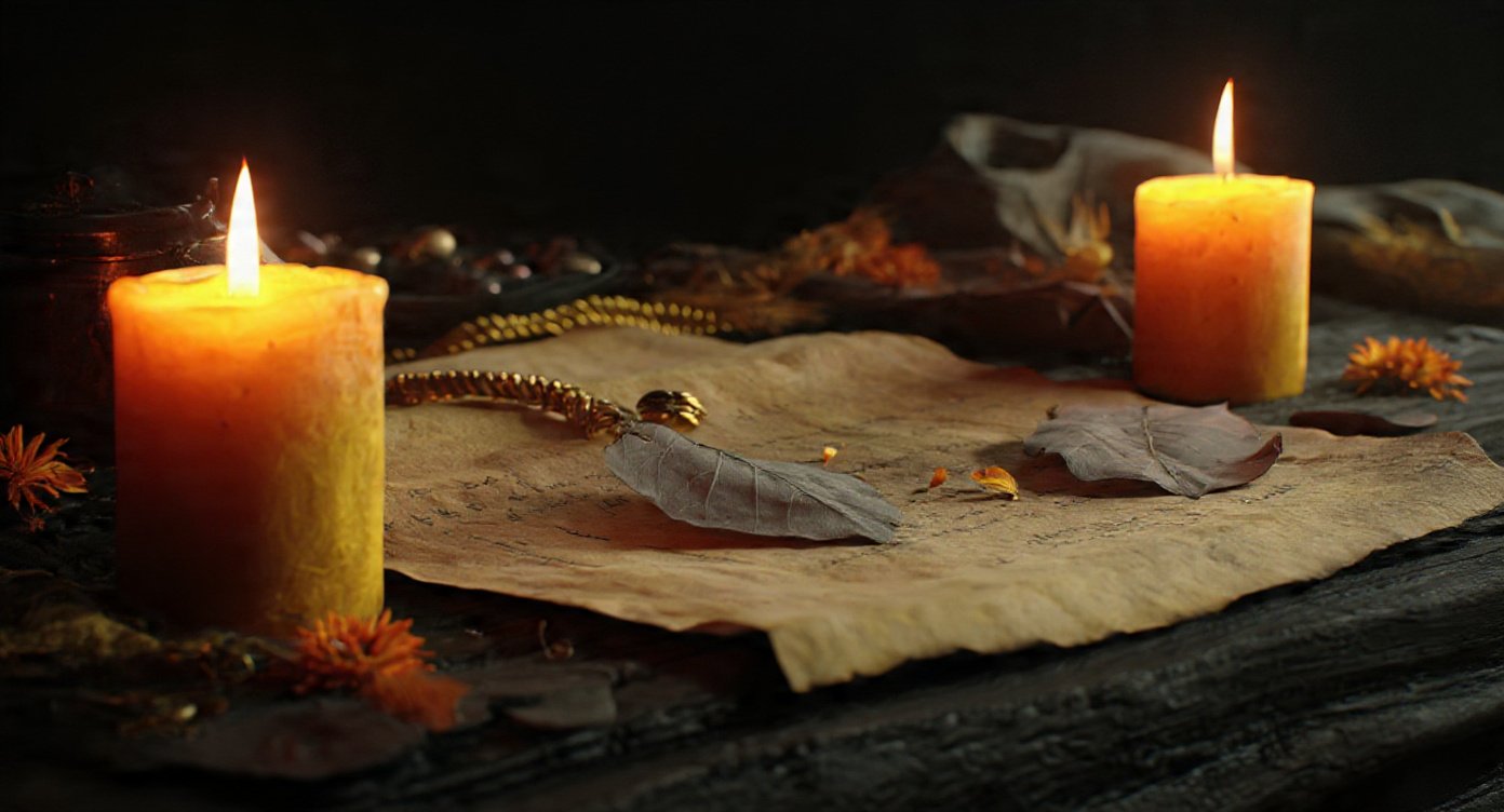 Ritual of the Open Road and Restored Voice — candlelight at dawn