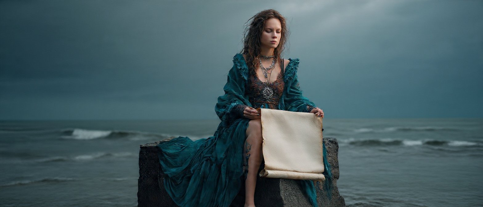 High Priestess — Tarot Beach